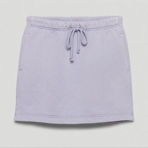 Aritzia Wilfred Free Fleece Skirt Lavish Lavender